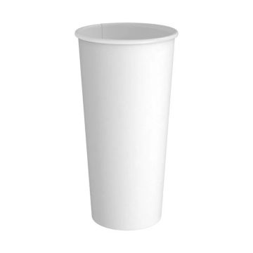 UniCup 20 oz. White Paper Hot Cups (90mm)